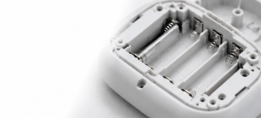 Battery compartment structure for AI toy plastic housing and smart toy enclosure