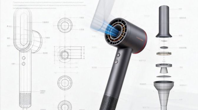 Bladeless Hairdryer Industrial Design | Premium Engineering Solutions