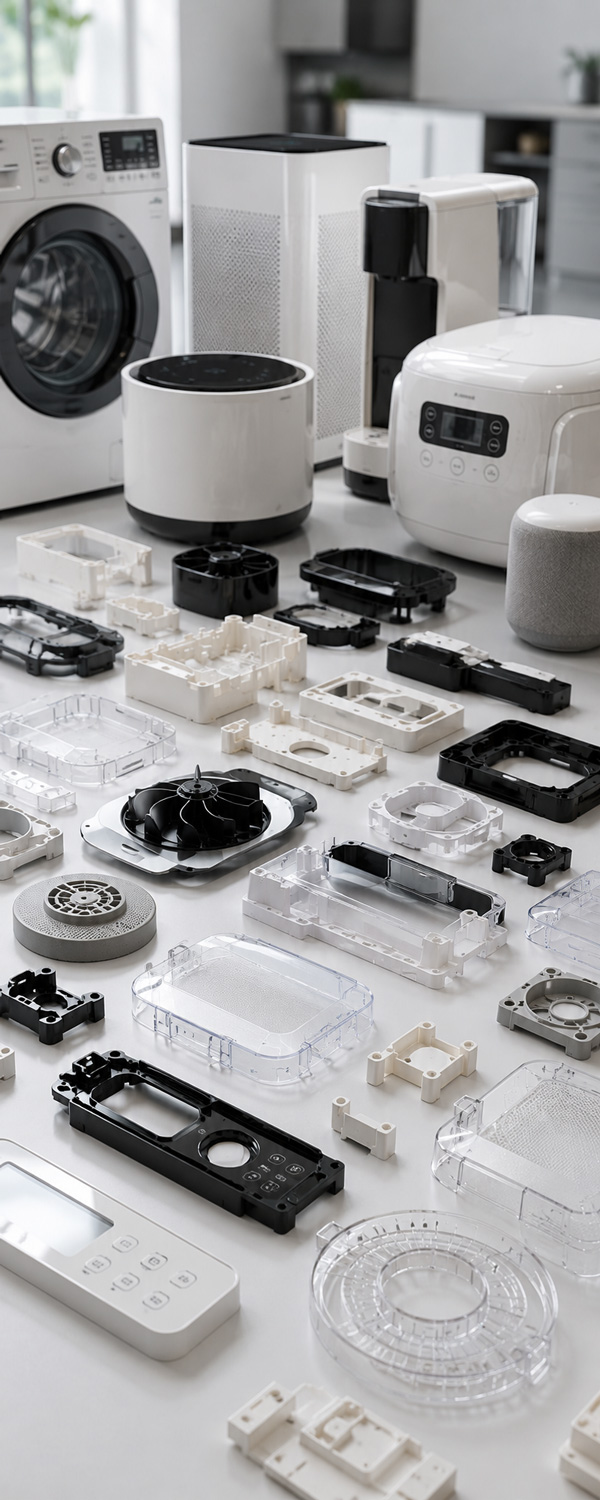 Custom Plastic Parts for home appliances and consumer electronics