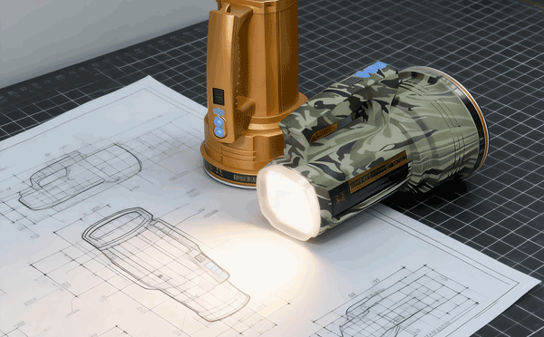 Industrial Design for Handheld Searchlight Housing