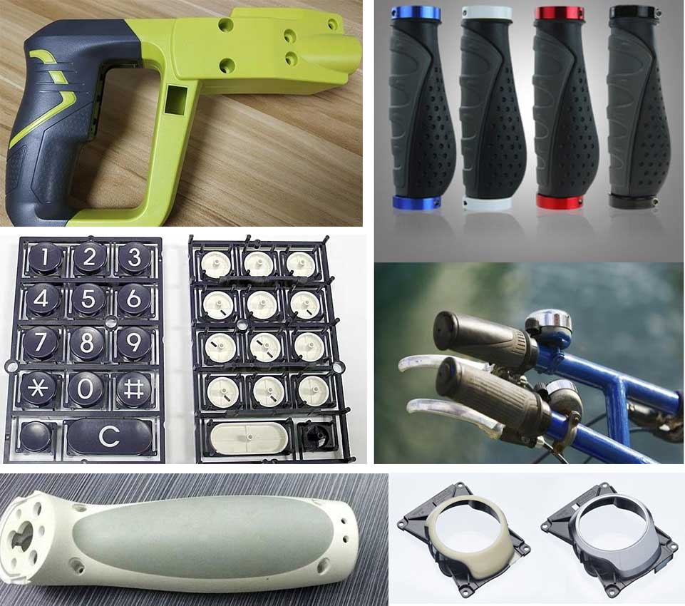 Two shot molded plastic component