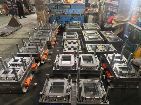 Two shot mold manufacturing process